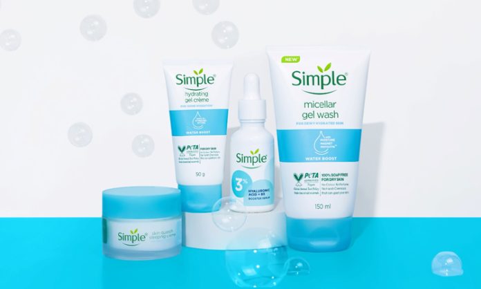 Simple Skin Care launched Water Boost range products