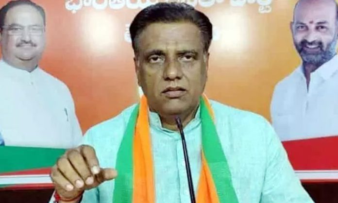 BJP NV Subhash comments on Telangana Congress