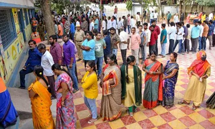 70.66 polling percent in Telangana