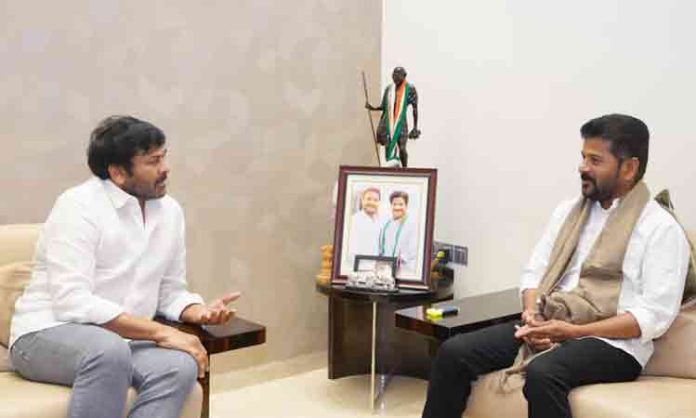 Megastar Chiranjeevi meets CM Revanth Reddy