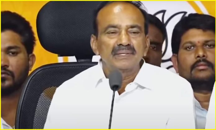 BJP Leader Etela Rajender Press Meet After Elections