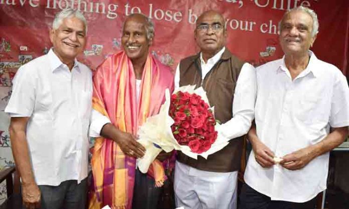 Narayana and Chada congratulated Koonamneni Sambashiva Rao