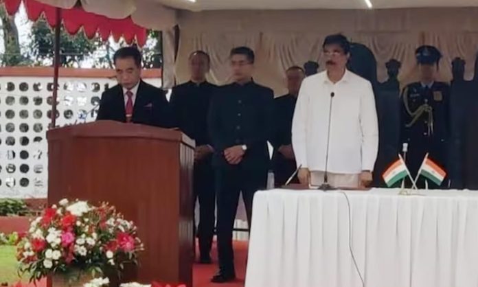 Lalduhoma sworn in as Chief Minister of Mizoram
