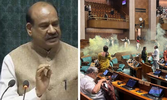 Lok Sabha speaker Om Birla on Lok Sabha security breach