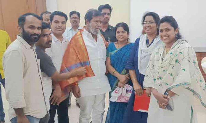 Nursing Association thanks Minister Damodara Rajanarsimha