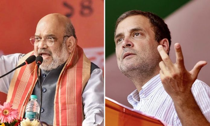 Rahul Gandhi on hit back at Amit Shah