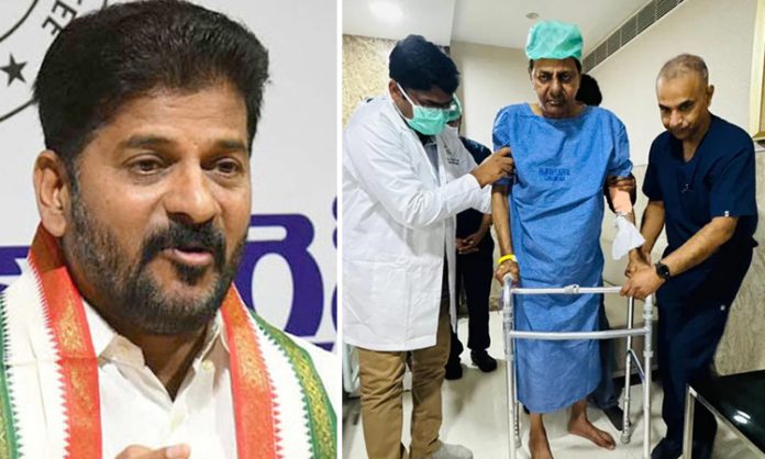 Revanth Reddy Visit KCR at Yashoda Hospital