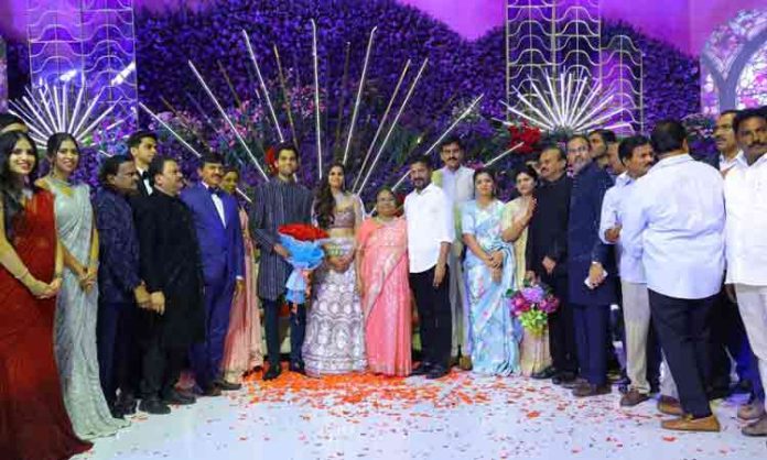 CM Revanth attends Ponguleti's brother's son's engagement