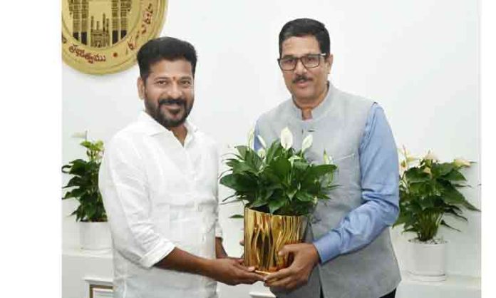 Forest officials met CM Revanth Reddy