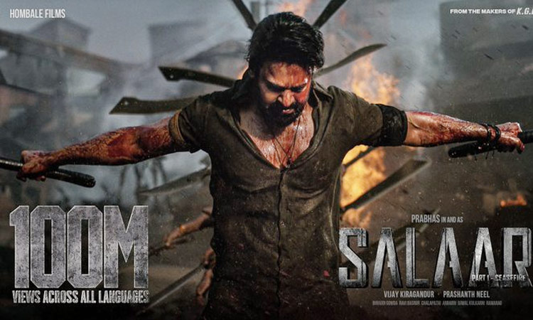 Salaar Trailer Reaches 100M Views Milestone On YouTube