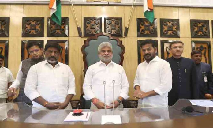 Telangana Assembly speaker Gaddam