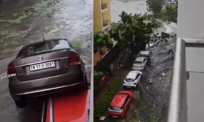 Michang typhoon in Chennai