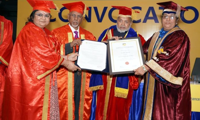 Amity University awarded Honorary Doctorate to Dhanuka Group Chairman