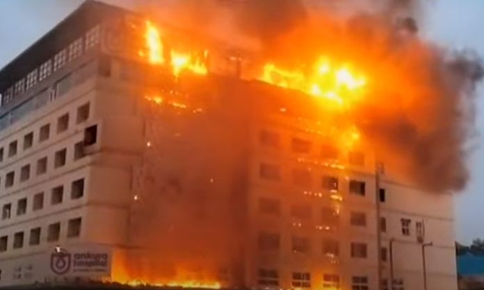 Fire breaks out at Ankura Hospital in Hyderabad