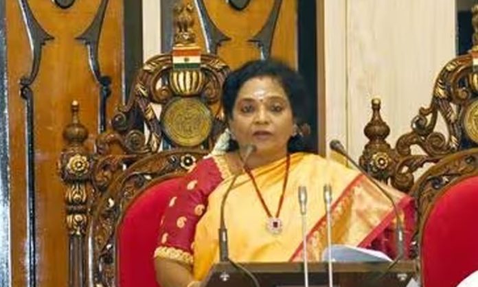 Governor tamili sai speech in Assembly