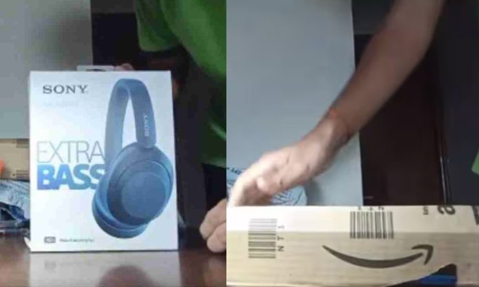 amazon customer receives toothpaste instead of sony headphones