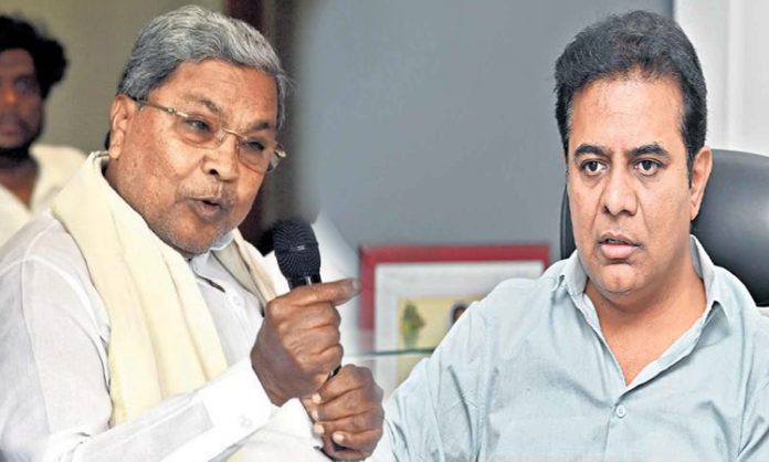 Siddaramaiah fires on KTR over Fake Video