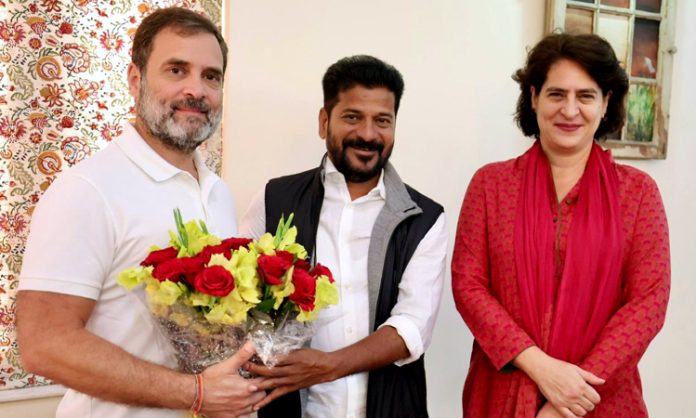 Rahul Gandhi Congress to Revanth Reddy