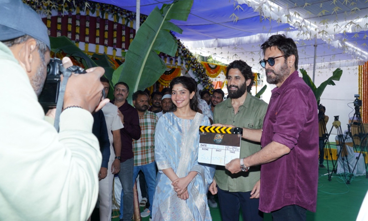 Thandel Movie Pooja Ceremony at Annapurna Studios