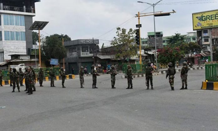 48 hours strike in Imphal valley