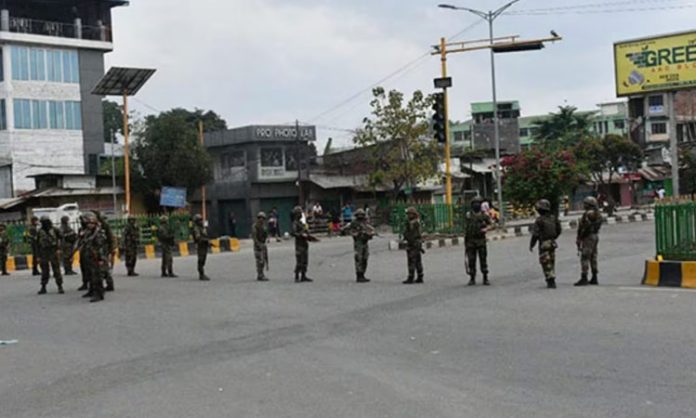 48 hours strike in Imphal valley