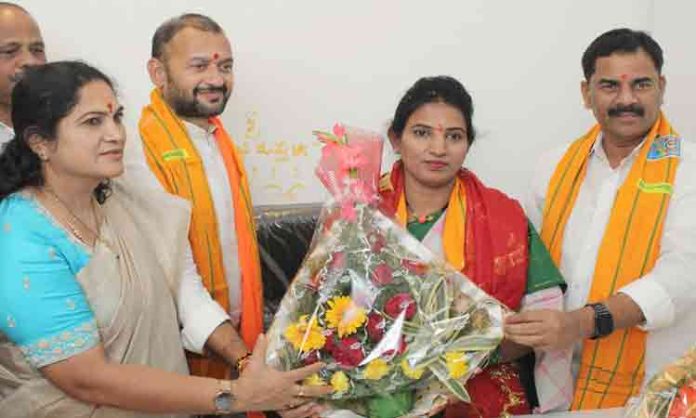 BJP Mahila Morcha president Dr. Shilpa's took Responsibilities