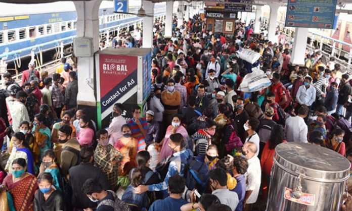 Bus stand and railway stations become crowded during Sankranti
