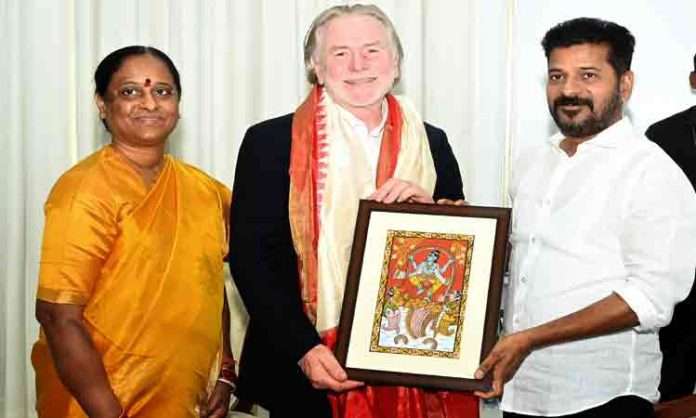 Australian High Commissioner Philip Green who met CM Revanth