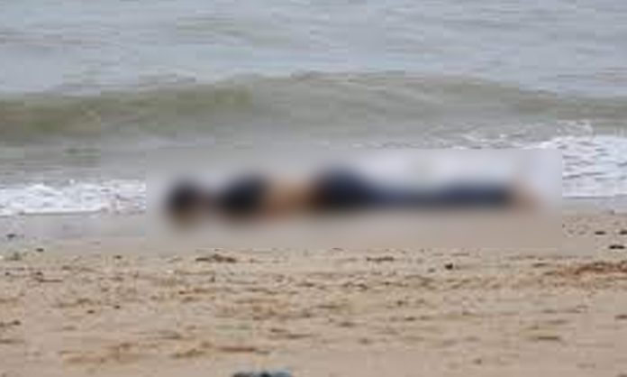 Dead body in coastal area