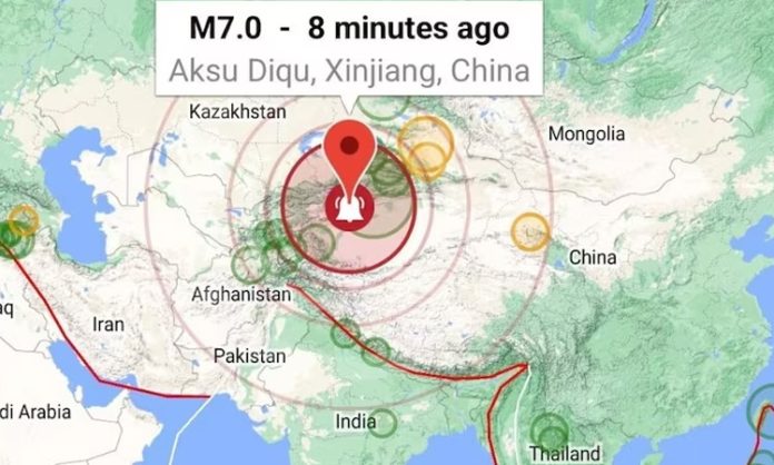 Earthquake in china