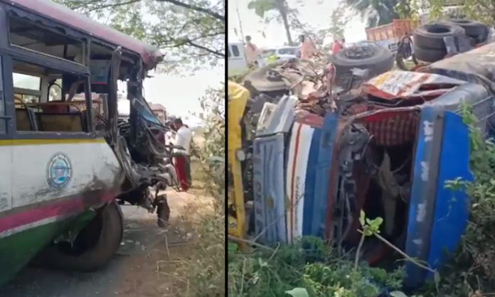 Fatal bus accident in Hanumakonda