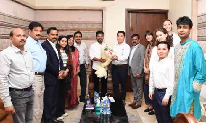 A team of Harvard University faculty met with Revanth Reddy