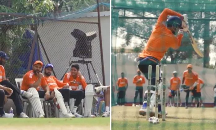 Team India Net Practice at Uppal Stadium for England Test Squad