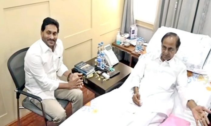 Jagan meets KCR