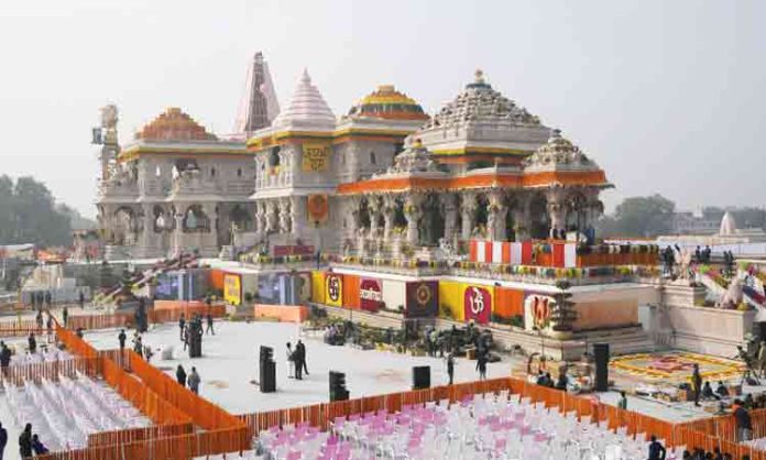 Jai Sriram ... today the child Rama entered the sacred temple