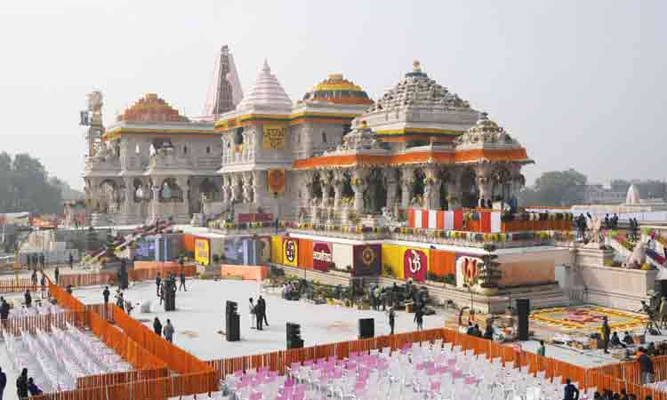 Jai Sriram ... today the child Rama entered the sacred temple