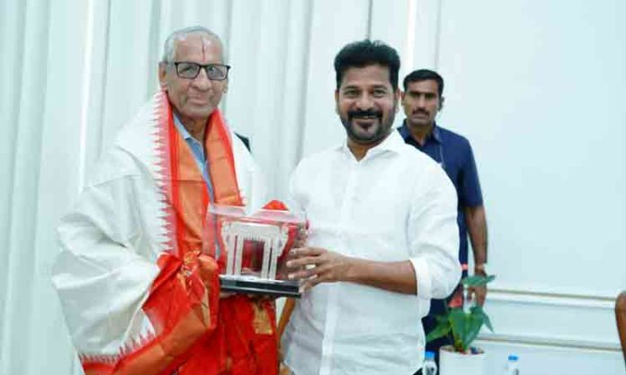 Former Governor Narasimhan met the CM