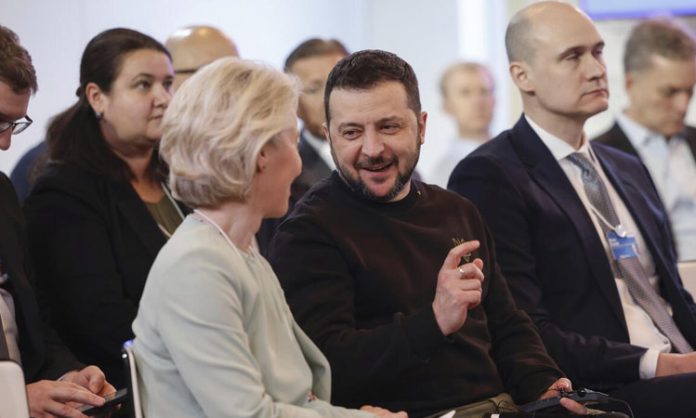 Zelensky is busy in Davos