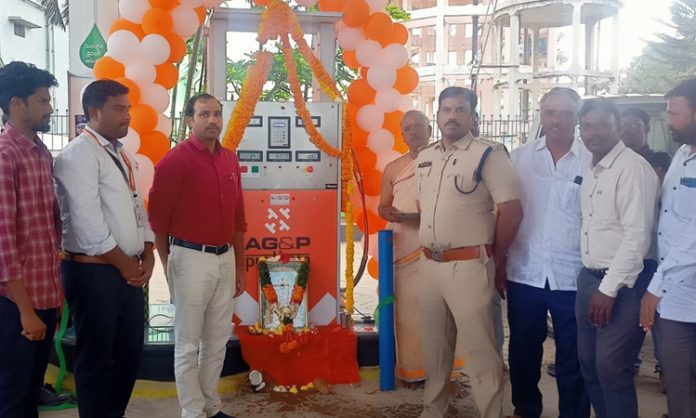 AG&P Pratham opened CNG fuel station in Chittoor