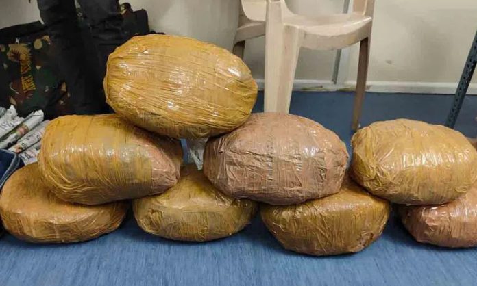 30 Kg Ganja Seized in Abdullapurmet