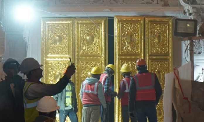 Golden Doors for Ayodhya Temple