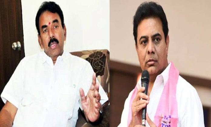 Minister Jupally Krishna Rao counter to KTR