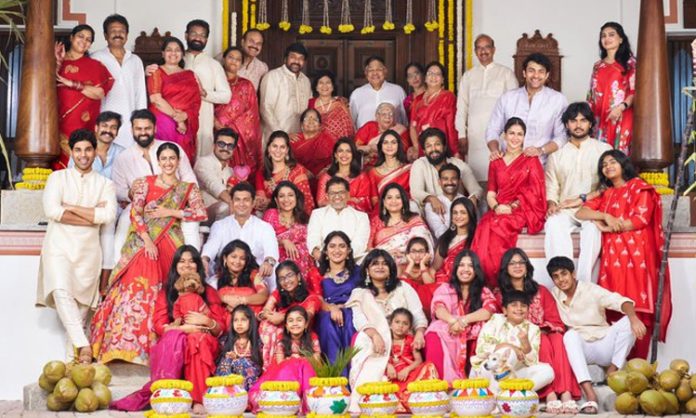 Chiranjeevi Share family photo of Sankranti Festival