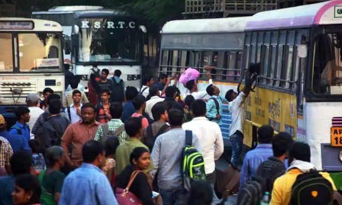 TSRTC earned rs 12 crore income on Jan 13