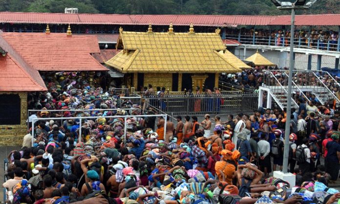 Spot bookings stopped in Sabarimala Temple