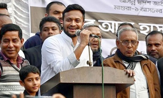 Shakib Al Hasan victory in Parliament elections 2024