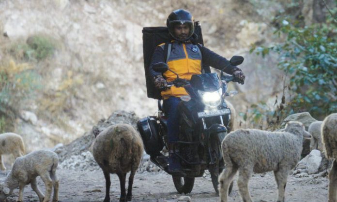 Amazon delivery to remote areas of Himalayas