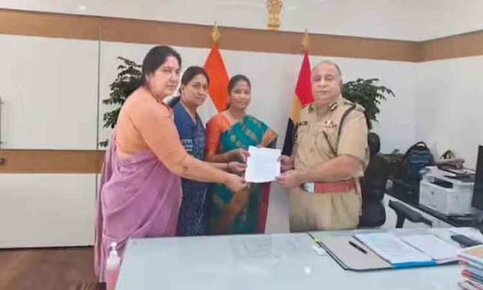 BRS women leaders met DGP