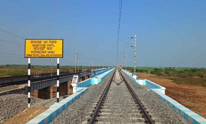 Electrification of Dama Railway between Karavadi- Suraddypalem stations... Third line started