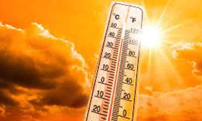 Heat rises up at early summer